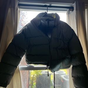 Pretty Little Thing Grey Reflective Puffer Jacket
